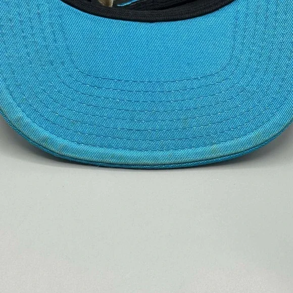 Air Jordan 5 Panel Hat Men White Blue Embroidered Jumpman Strap Back Cap